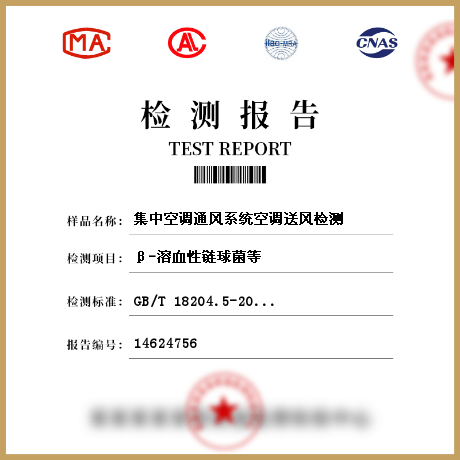 集中空調通風系統(tǒng)空調送風檢測