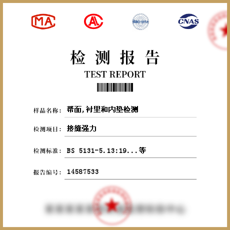 幫面,襯里和內墊檢測